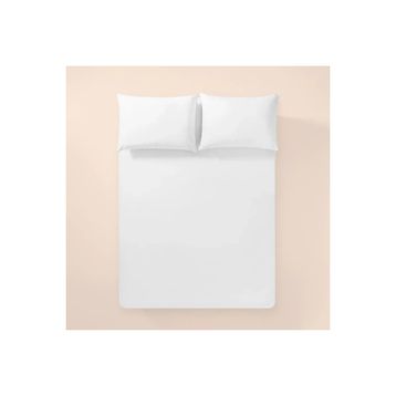 Penelope Pure Serisi 100x200 cm Beyaz Pamuk Percale Lastikli Çarşaf