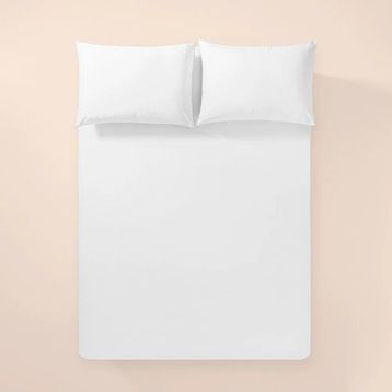 Penelope Pure Serisi 100x200 cm Beyaz Pamuk Percale Lastikli Çarşaf
