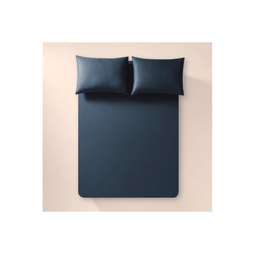Penelope Pure Serisi 120x200 cm Lacivert Pamuk Percale Lastikli Çarşaf