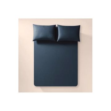 Penelope Pure Serisi 180x200 cm Lacivert Pamuk Percale Lastikli Çarşaf