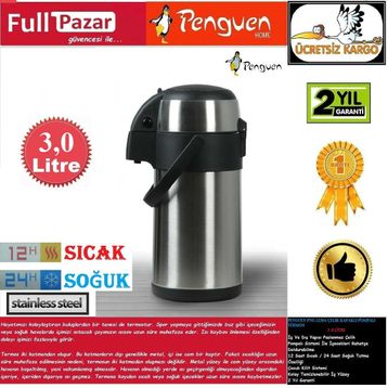 Penguen 1230A Çelik Termos