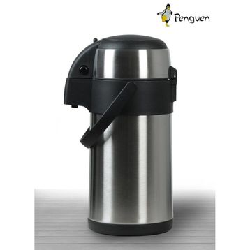 Penguen 1250A 5 Lt Çift Katlı Pompalı Çelik Termos