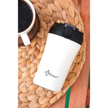 Penguen 3046 400 ml Beyaz Mug Termos