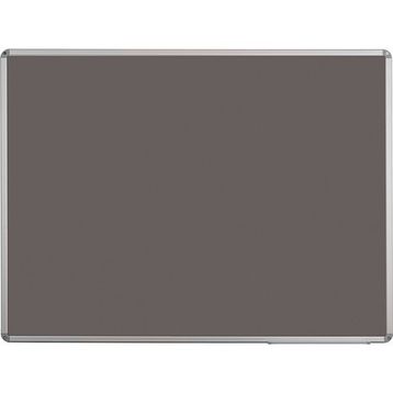 Penguen Alüminyum Çerçeve Duvara Monte Gri Kumaşlı 90x120 cm Pano