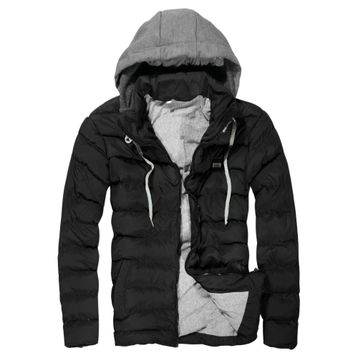 Penguen Brand Erkek Slim Fit Kapşonlu Puffer Şişme Mont