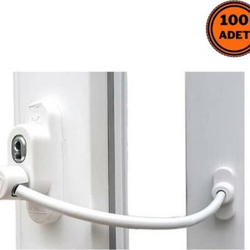 Penkid Pvc 100 Adet Beyaz Kapı Pencere Emniyet Çocuk Kilidi