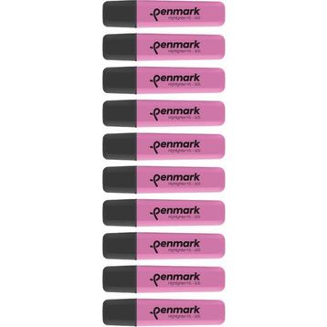 Penmark Neon Pembe Renk 10 Adet Fosforlu Kalem
