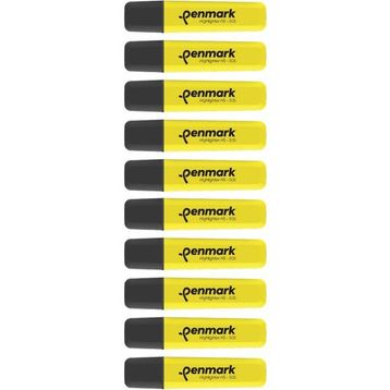 Penmark Neon Sarı Renk 10 Adet Fosforlu Kalem