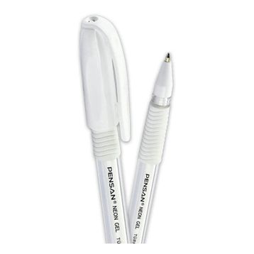 Pensan 2801 Beyaz Jely Neon Jel Kalem