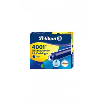 Pensan 4001 Küçük Royal Siyah 6'lı Dolma Kalem Kartuşu