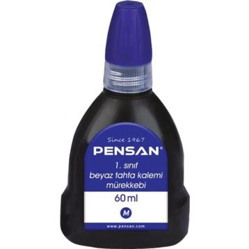 Pensan 4007 60 ml Mavi Tahta Kalem Mürekkebi
