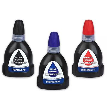 Pensan 4007 60 ml Mavi Tahta Kalem Mürekkebi