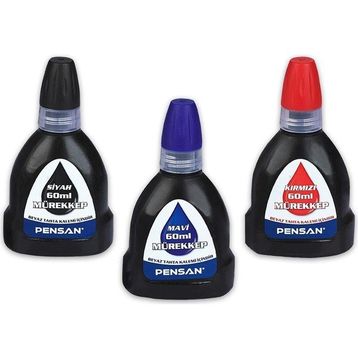 Pensan 4007 60 ml Mavi Tahta Kalem Mürekkebi