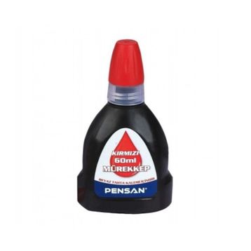 Pensan 60 ml Kırmızı Beyaz Tahta Kalemi Mürekkebi