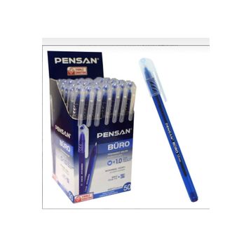 Pensan Büro Mavi 1.0 mm 3 Adet Tükenmez Kalem