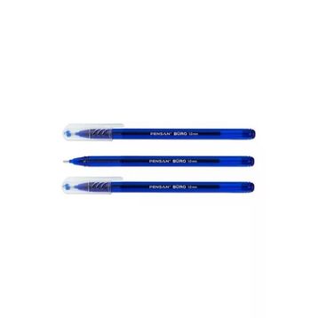 Pensan Büro Mavi 1.0 mm 3 Adet Tükenmez Kalem