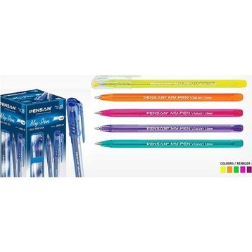 Pensan My-Pen 1 Mm Turuncu Tükenmez Kalem