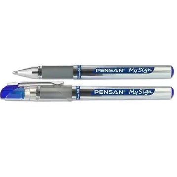 Pensan My Sign 1 mm Mavi 12'li Kutu İmza Jel Kalem