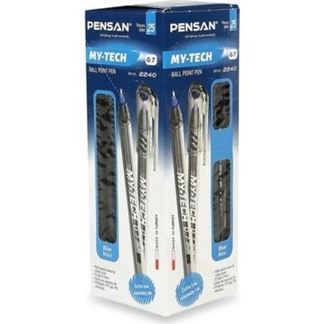 Pensan My-Tech 0.7mm Siyah 12 Adet Tükenmez Kalem