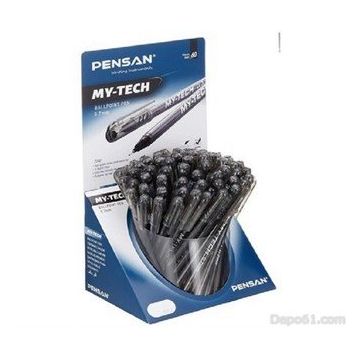Pensan My Tech Siyah 1.00 mm 60'lı Tükenmez Kalem