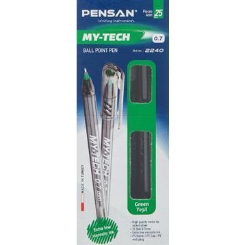 Pensan My Tech Yeşil 2240 Tükenmez Kalem