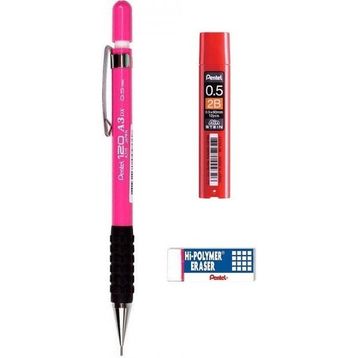 Pentel 120 A3 Dx 0.5 mm 3'lü Versatil Kalem Set