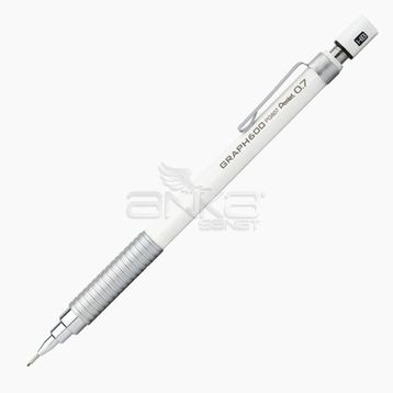 Pentel Graph 600 Beyaz 0.7 Kod:PG607WX Mekanik Kalem