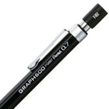 Pentel PG-607 Siyah A 0.7 mm Versatil Kalem