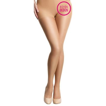 Penti Fit 15 Maxi Büyük Beden Parlak Külotlu Çorap