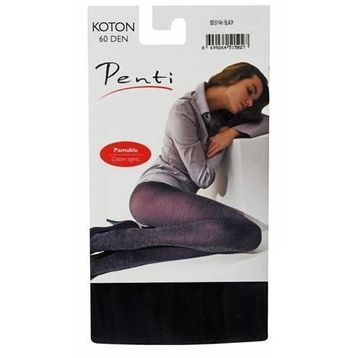 Penti Koton 60 Den Siyah No:3 Külotlu Çorap