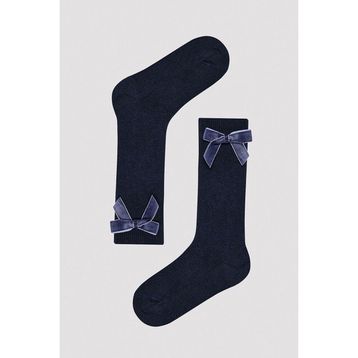Penti Navy Ribbon Lacivert Kız Çocuk Pantolon Çorabı