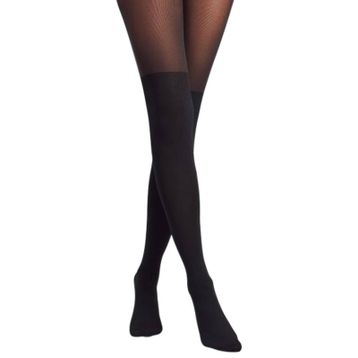 Penti Over Knee Siyah Külotlu Çorap