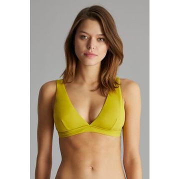 Penti PLDNESLD19IY-YYG Yağ Yeşili Basic Derin V Bikini Üstü