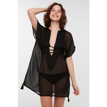 Penti Siyah Basic Kaftan