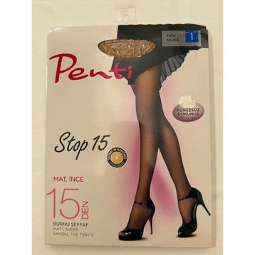 Penti Stop 15 Ten Rengi Külotlu Çorap