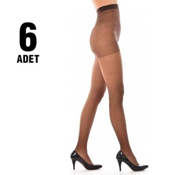 Penti Süper 15 Den Mat İnce 6'lı Kadın Külotlu Çorap