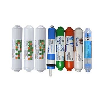 Pera Water Kapalı Kasa Su Arıtma Cihazlarına Uyumlu Pallas Mebranlı Alkali Mineral Detox 8'li Set