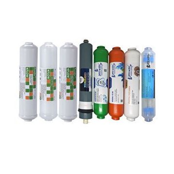 Pera Water Kapalı Kasa Su Arıtma Cihazlarına Uyumlu Platinium Mebranlı Alkali Mineral Detox 8'li Set