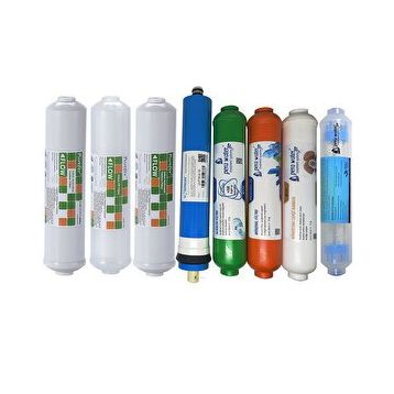 Pera Water Kapalı Kasa Su Arıtma Cihazlarına Uyumlu Vontron Mebranlı Alkali Mineral Detox 8'li Set