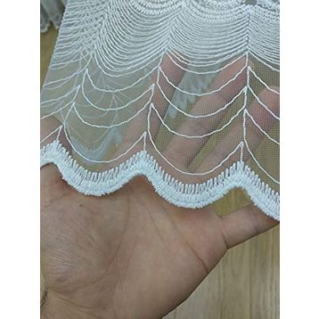 Perde Alemi Brode İşlemeli Normal Pile 1-2.5 450x260 cm Tül Perde