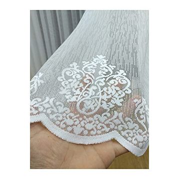 Perde Alemi Etek Ucu Damask Dantel Normal Pile 1-2.5 550x250 cm Tül Perde