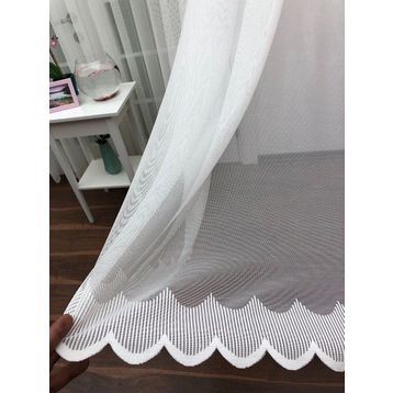 Perde Alemi Özel Örme Dokulu Normal Pile 1-2.5 600x260 cm Tül Perde