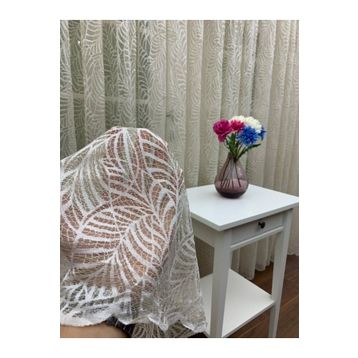 Perde Alemi Spor Desen Dantel Normal Pile 1-2.5 550x260 cm Tül Perde