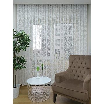 Perde Alemi Spor Desen Dantel Seyrek Pile 1-2 550x250 cm Tül Perde