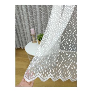 Perde Alemi Spor Desen Dantel Sık Pile 1-3 250x260 cm Tül Perde