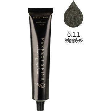 Perfect Shine Permanent Profesyonel 100 ml 6.11 Ekstra Yoğun Küllü Koyu Kumral Saç Boyası