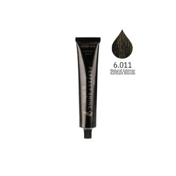 Perfect Shine Permanent Profesyonel 6.011 Ekstra Yoğun Küllü Koyu Kumral 100 ml Saç Boyası