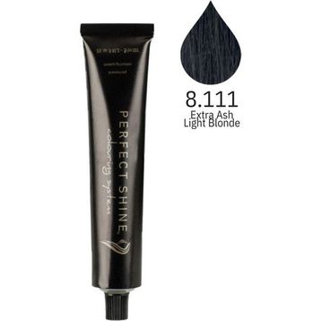 Perfect Shine Permanent Profesyonel 8.111 Ekstra Yoğun Küllü Açık Kumral 100 ml Saç Boyası