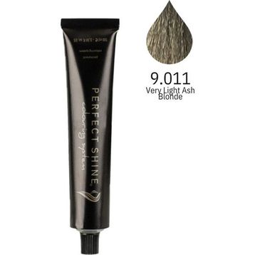 Perfect Shine Permanent Profesyonel 9.011 Çok Açık Küllü Sarı 100 ml Saç Boyası