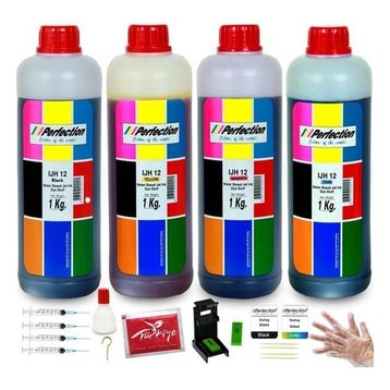Perfection HP 4x1 kg Deskjet 1515 1516 1518 Yazıcı Uyumlu Kartuş Dolum Seti